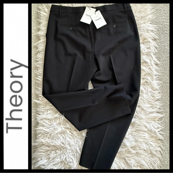 NWT Theory Trecca 2 Good Wool Pant - Picture 8 of 12